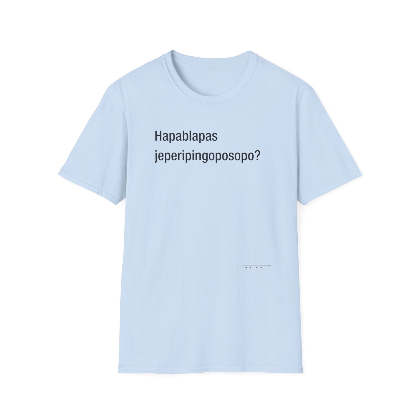 Hapablapas jeperipingoposopo?