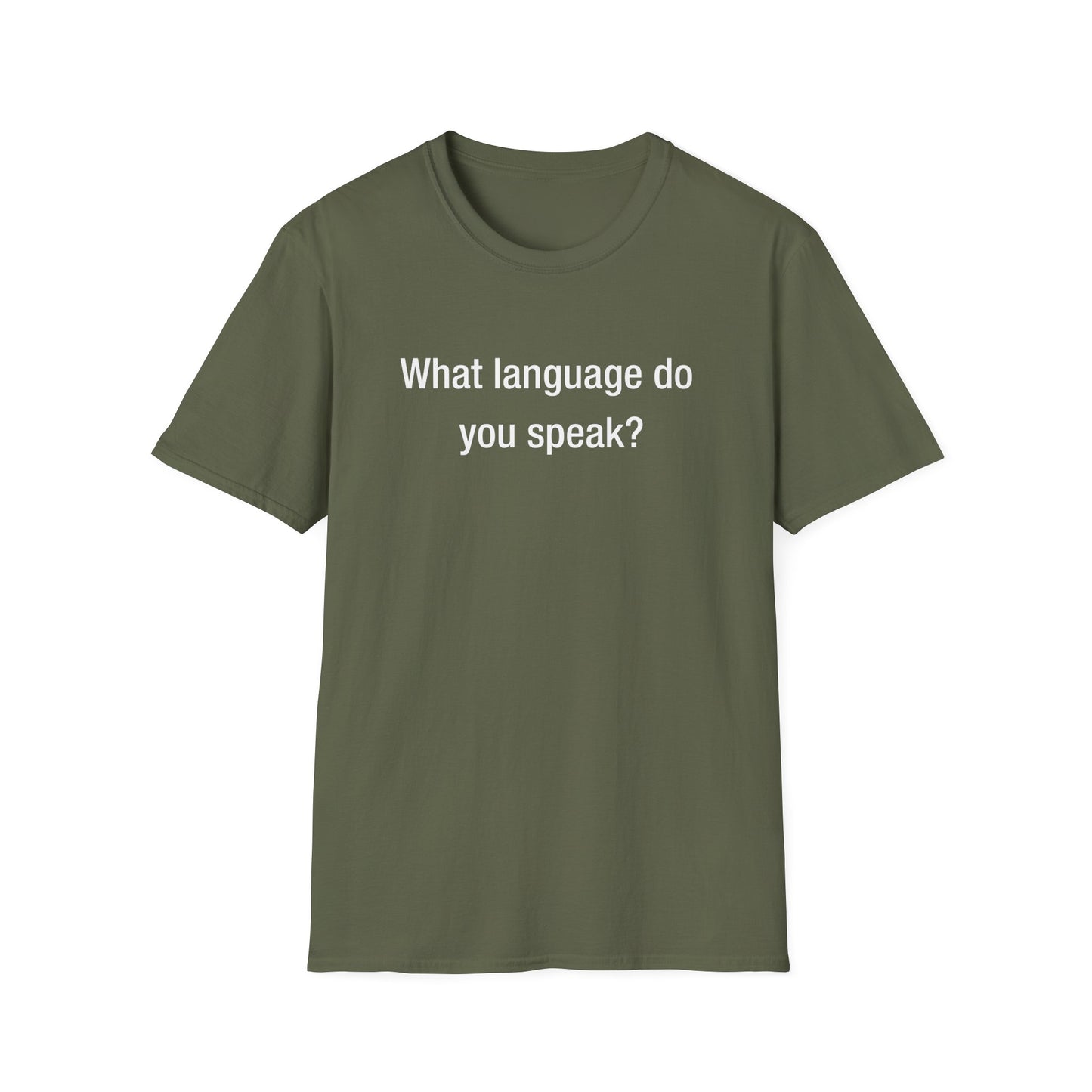 What Language Do You Speak? Fun Language Tee for Multilingual Lovers