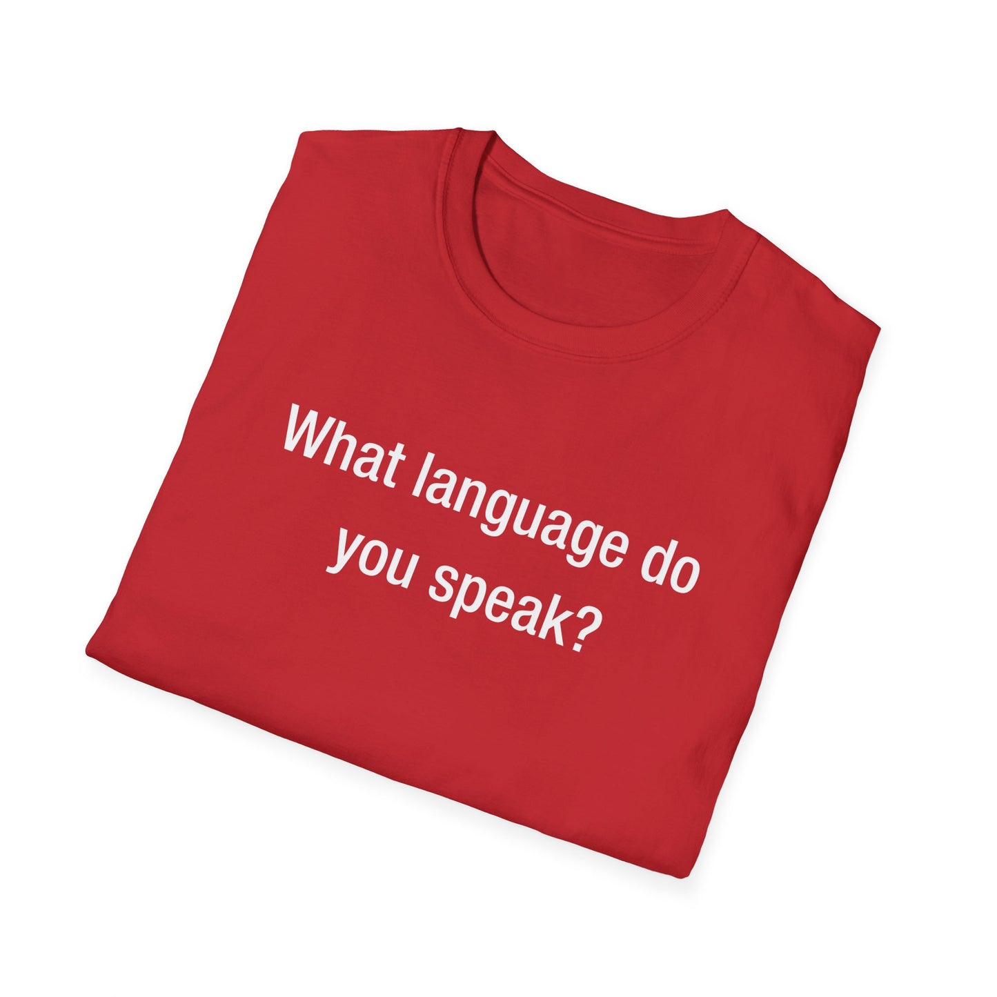 What Language Do You Speak? Fun Language Tee for Multilingual Lovers