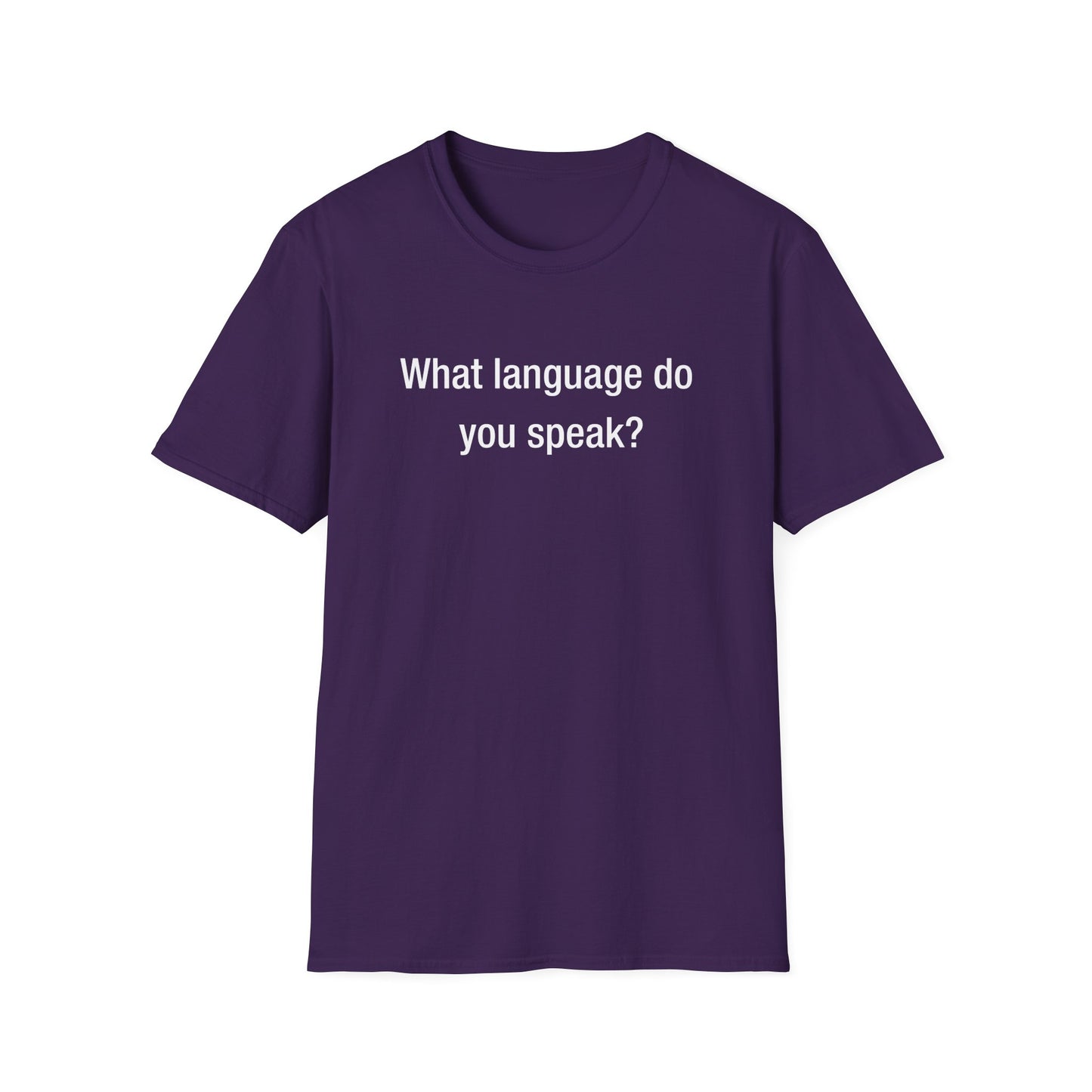 What Language Do You Speak? Fun Language Tee for Multilingual Lovers