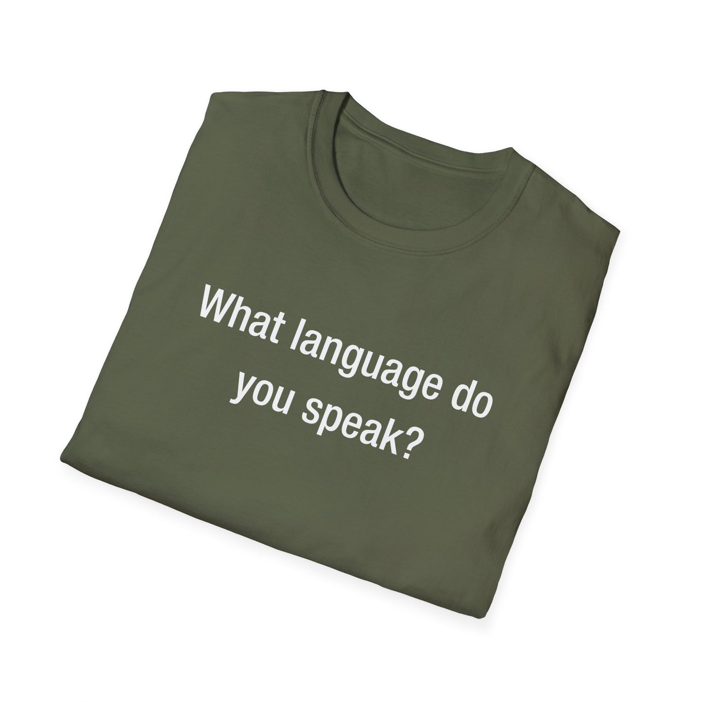 What Language Do You Speak? Fun Language Tee for Multilingual Lovers