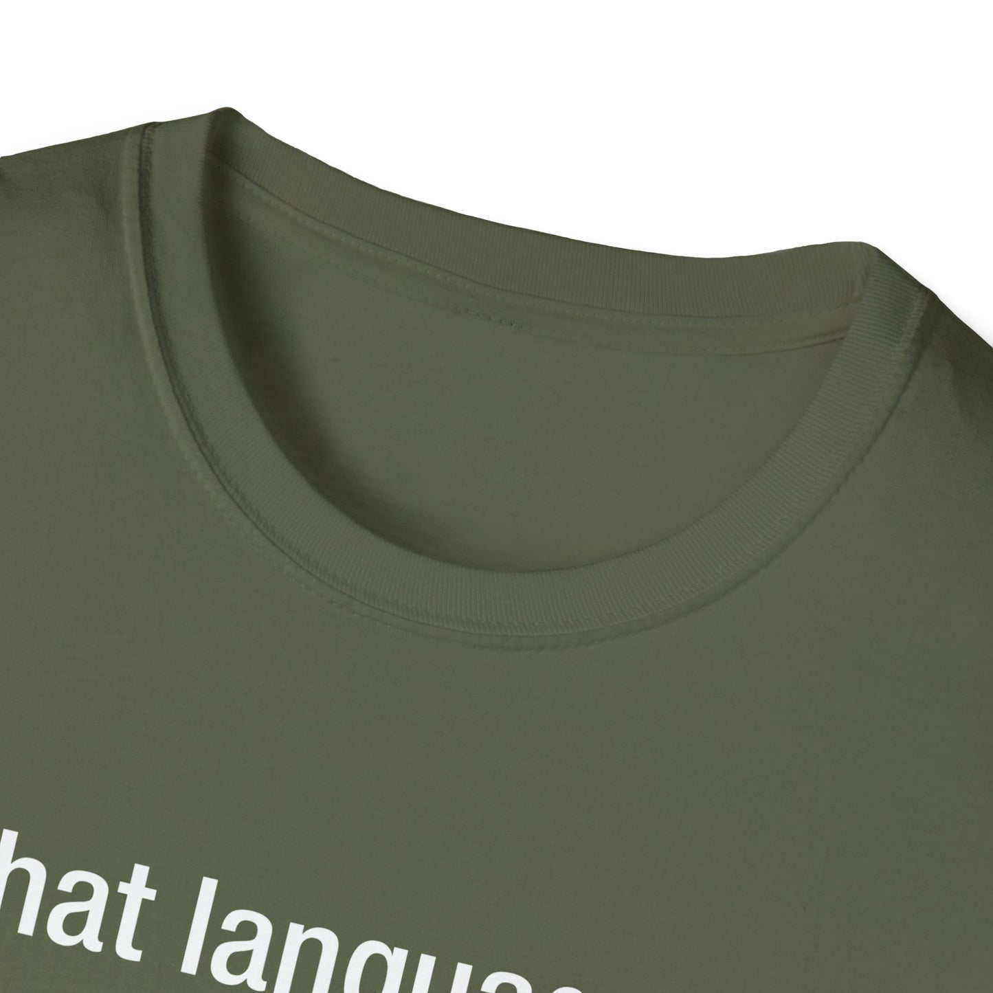 What Language Do You Speak? Fun Language Tee for Multilingual Lovers