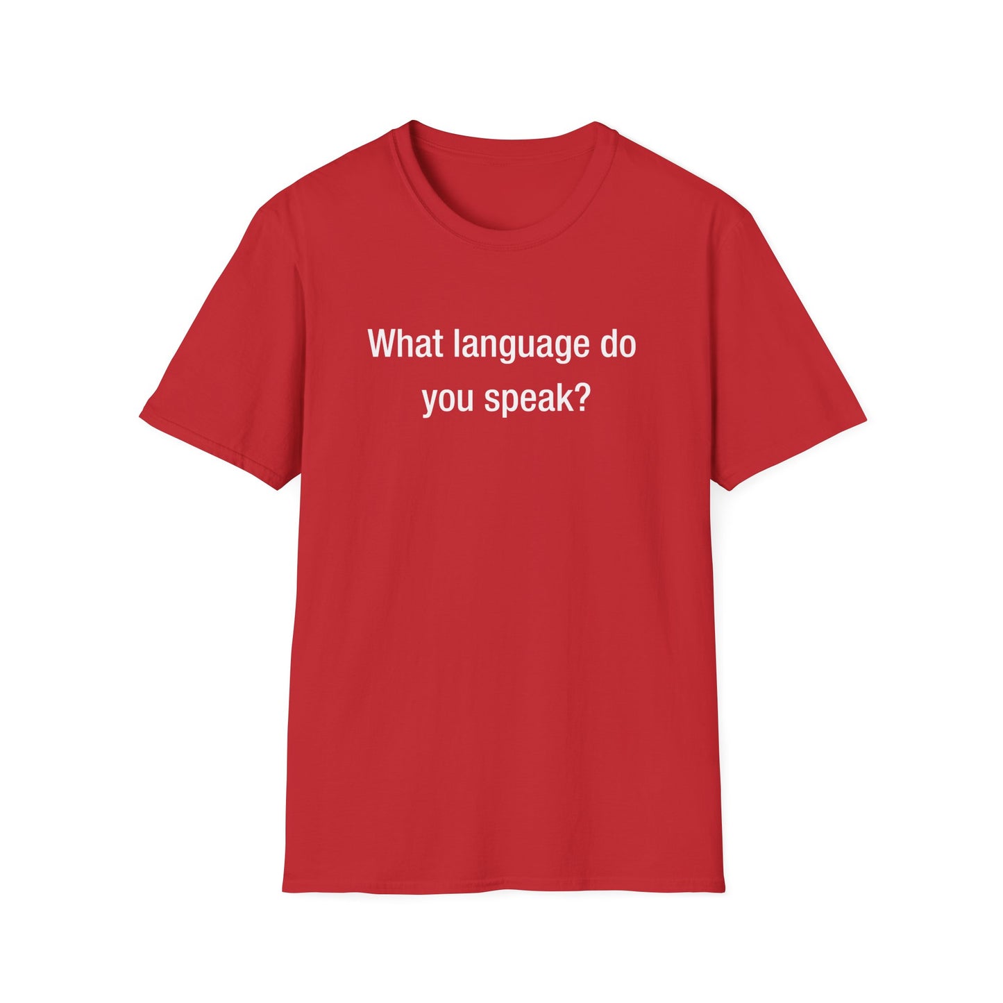 What Language Do You Speak? Fun Language Tee for Multilingual Lovers