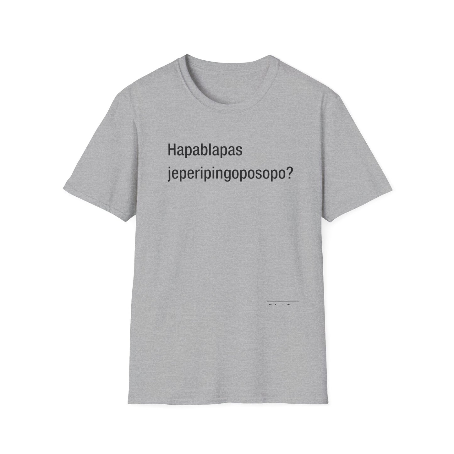 Hapablapas jeperipingoposopo?