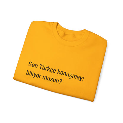 Sen Türkçe konuşmayı biliyor musun? (Turkish)