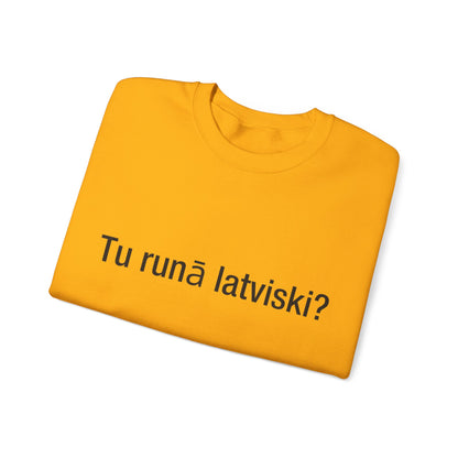 Tu runā latviski? (Latvian)