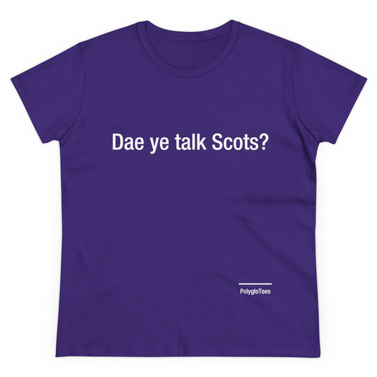 Dae ye talk Scots?