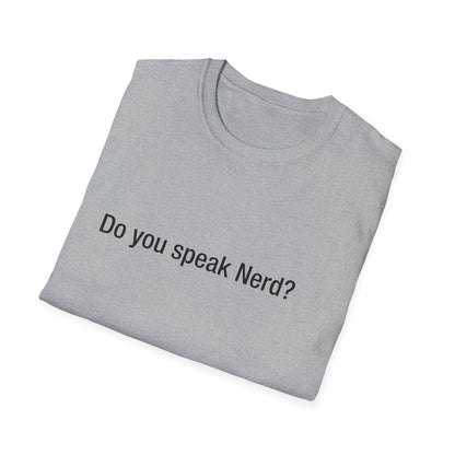 Do you speak Nerd?