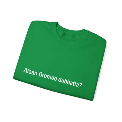 Do you speak Oromo?