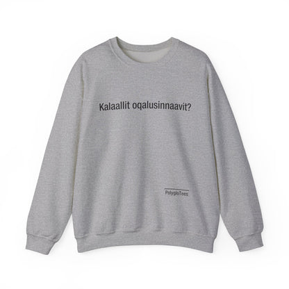 Kalaallit oqalusinnaavit? (Greenlandic)