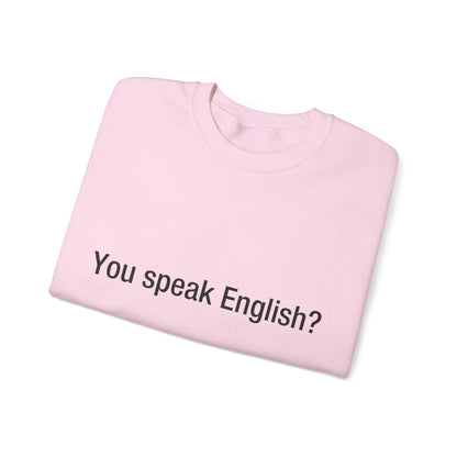 You speak English?