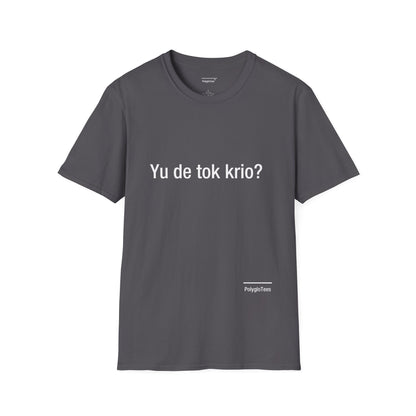 Yu de tok krio? (Krio)