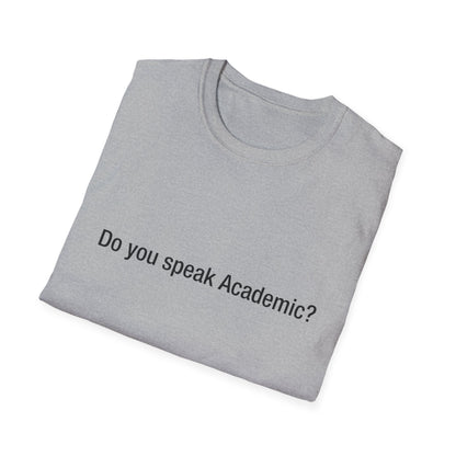 Do You Speak Academic?