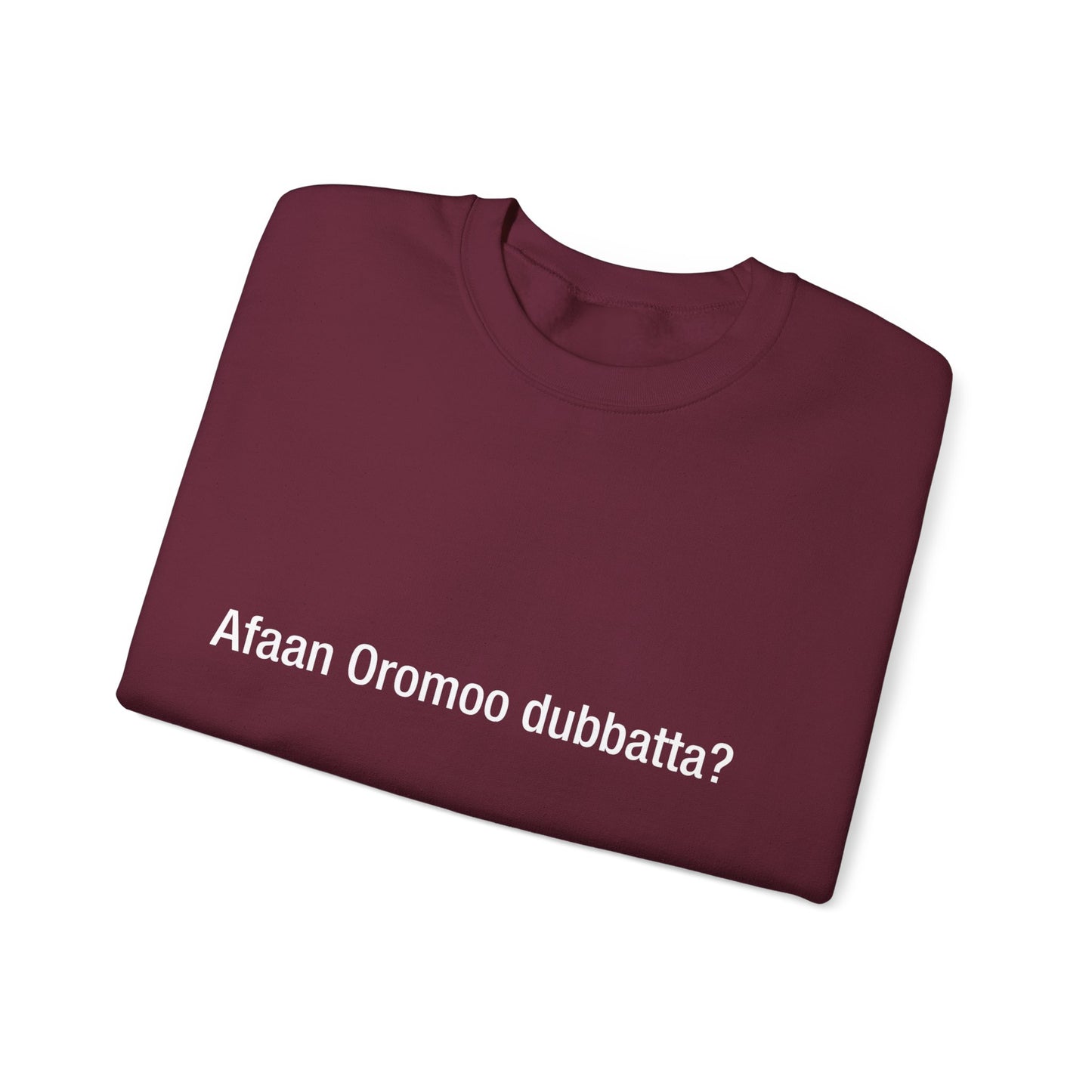 Do you speak Oromo?