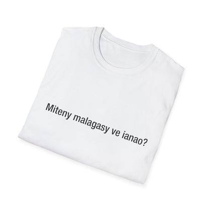 Miteny malagasy ve ianao? (Malagasy)