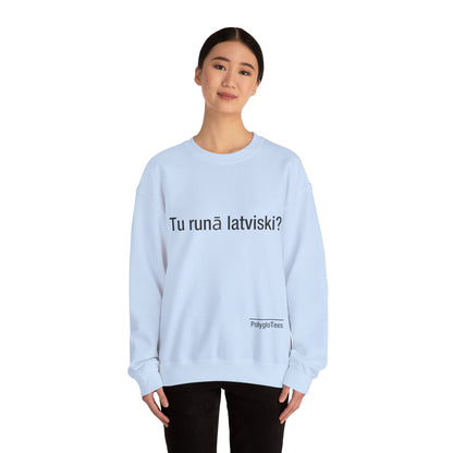 Tu runā latviski? (Latvian)