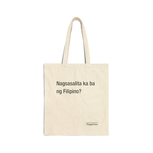 Nagsasalita ka ba ng Filipino? (Filipino)