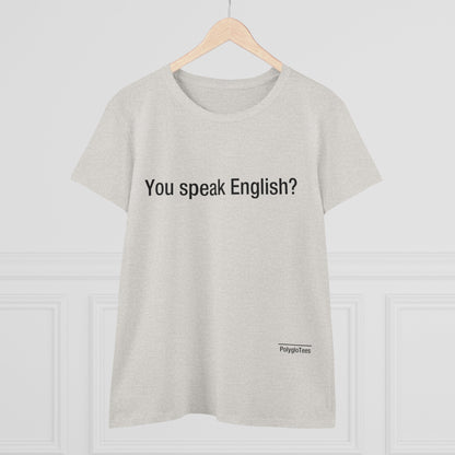 You speak English?