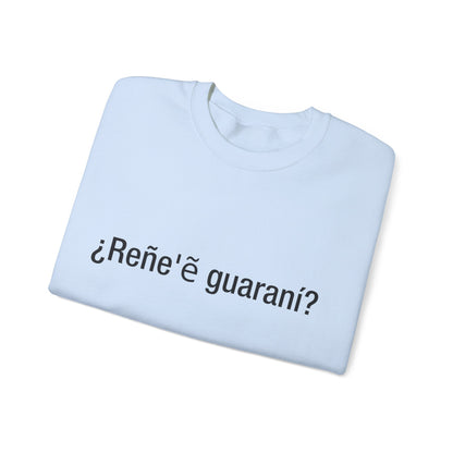 ¿Reñe'ẽ guaraní?