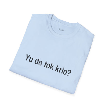 Yu de tok krio? (Krio)