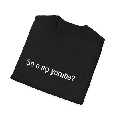 Ṣe o sọ yoruba?