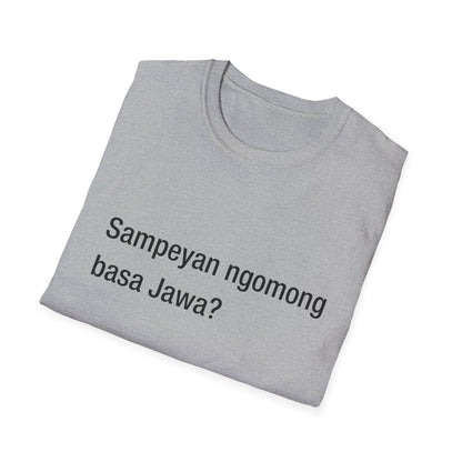 Do you speak Javanese?