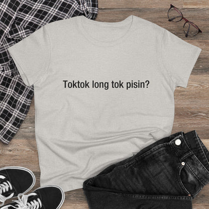 Toktok long tok pisin? (Tok pisin)