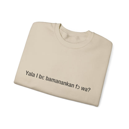 Yala I bɛ bamanankan fɔ wa? (Bambara)