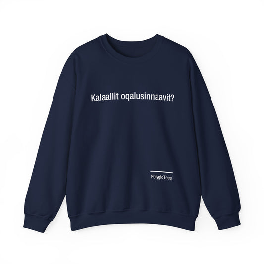 Kalaallit oqalusinnaavit? (Greenlandic)