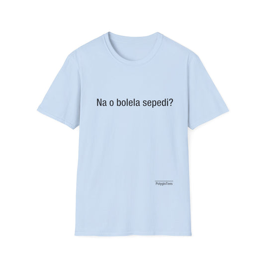 Na o bolela sepedi? (Sepedi)