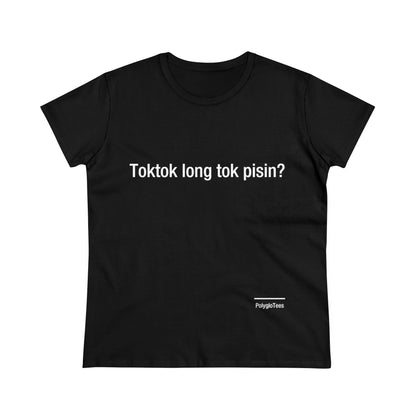 Toktok long tok pisin? (Tok pisin)