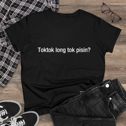 Toktok long tok pisin? (Tok pisin)