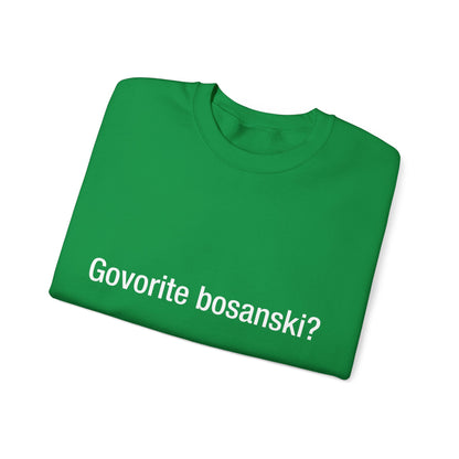 Govorite bosanski? (Bosnian)