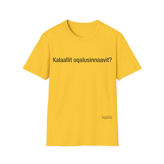 Kalaallit oqalusinnaavit? (Greenlandic)