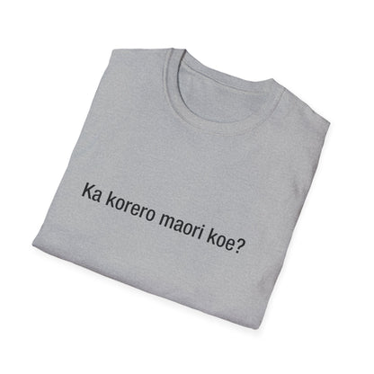 Do you speak Maori?