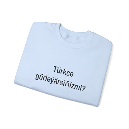 Türkçe gürleýärsiňizmi? (turkic)