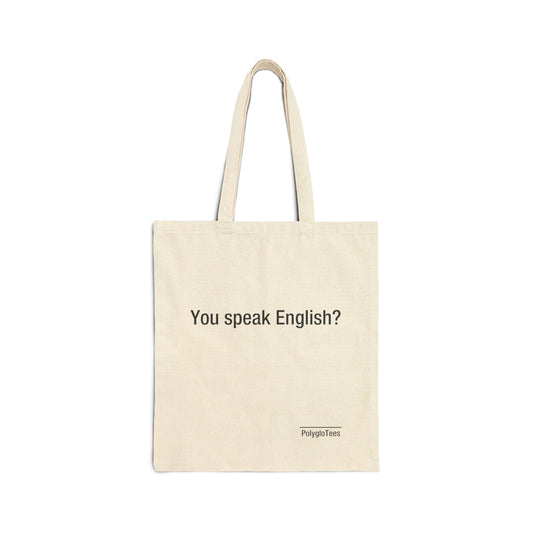 You speak English?