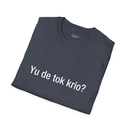 Yu de tok krio? (Krio)