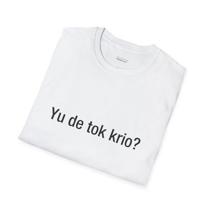 Yu de tok krio? (Krio)