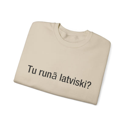 Tu runā latviski? (Latvian)