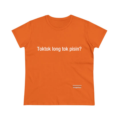 Toktok long tok pisin? (Tok pisin)