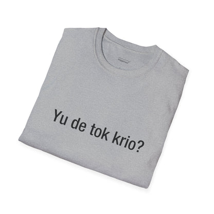 Yu de tok krio? (Krio)